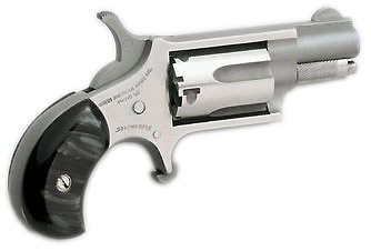 Handguns North American Arms Mini Revolver 22LR MINI 22LR REV 1-1/8 SS BLK PRL • NAA-22LR-GP-B|PEARLITE GRIPS